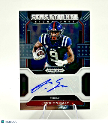 2023 Panini Chronicles Draft Picks SS-JEA Jerrion Ealy Ole Miss Rebels Base Insert Football Auto
