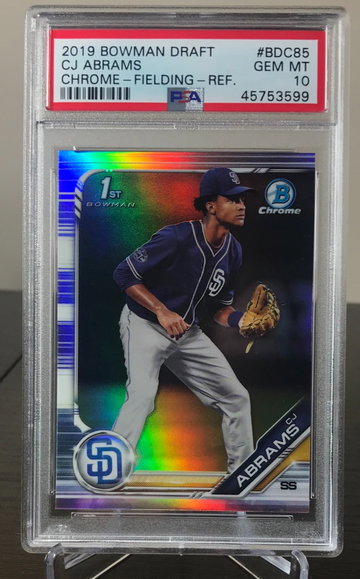 C.J. Abrams 2019 Bowman Draft Refractor 