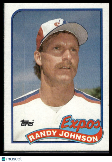 1989 Topps Randy Johnson #647