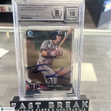2018 Bowman Chrome Trevor Larnach BGS 10
