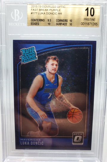 Luka Doncic 2018 Optic Fast Break Purple /95 POP 1