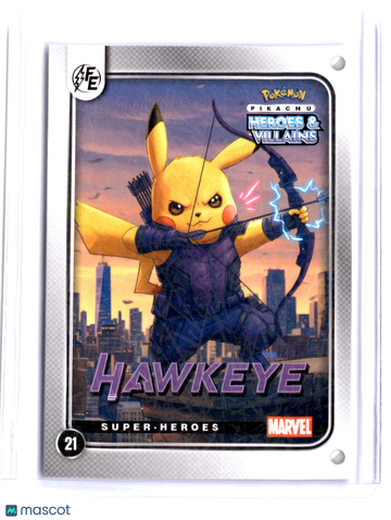 MARVEL/DC Pikachu Hawkeye PRIZM #21