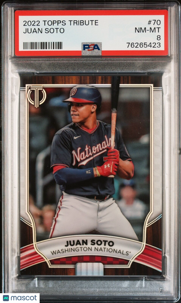 2022 Topps Tribute Juan Soto #70 PSA 8