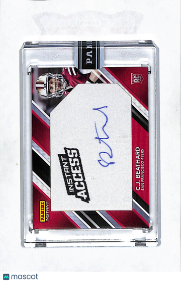 2017 Panini Instant Instant Access C.J. Beathard #IAP-7 RC