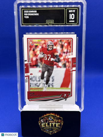 2020 Donruss Rob Gronkowski #229 GMA 10