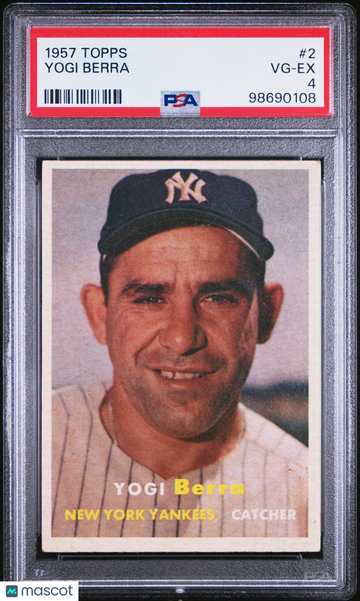 1957 Topps Yogi Berra #2 PSA 4