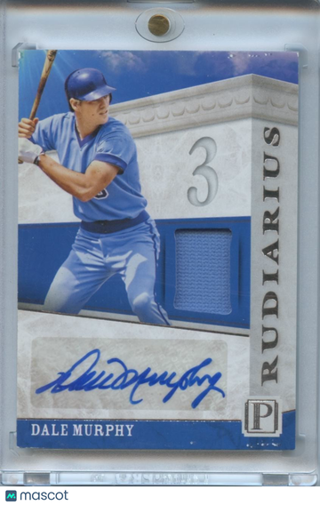 2016 Panini Pantheon Dale Murphy Memorabilia Panini Authentic