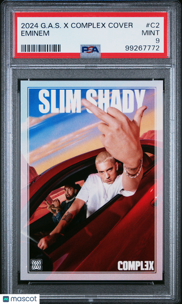 2024 G.A.S. X Complex Cover Eminem #C2 PSA 9