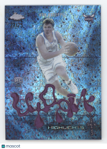2025 Topps Chrome x Cactus Jack Utopia Highlights Kon Knueppel #UH-24 Purple Mini Diamond RC 27/75