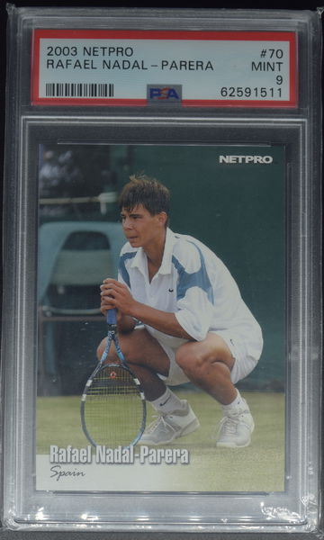 2003 NETPRO Rafael Nadal Parera RC PSA 9