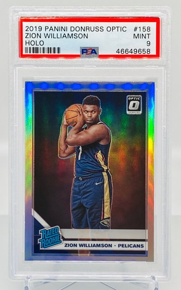 Zion Williamson Optic Silver Holo RC PSA 9 46649658