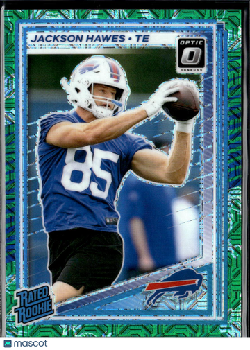 2025 Panini Donruss Optic Jackson Hawes #224 Green Velocity Prizm /24