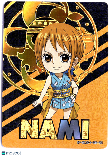 Nami Gold Foil Holofoil Japanese One Piece 2025 Trading Card