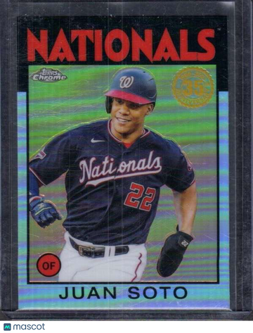 2021 Topps Chrome - 1986 Topps Baseball 35th Anniversary Juan Soto #86BC-4