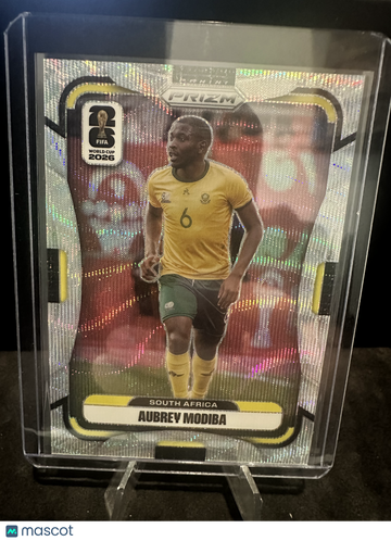 2026 Panini Prizm FIFA World Cup 2026 Aubrey Modiba #411 Silver