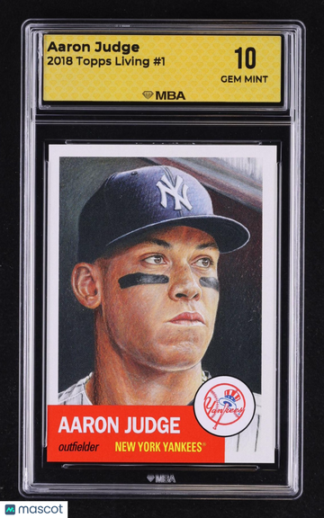 2018 Topps Living Aaron Judge #1 MBA 10