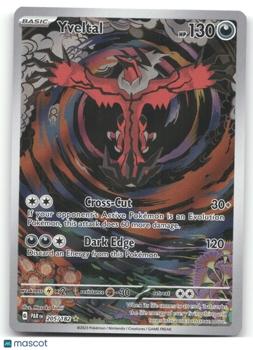 2023 Paradox Rift Yveltal Secret Rare #205/182