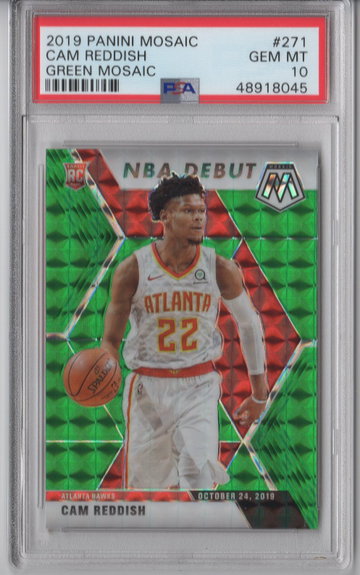 2019 Mosaic Cam Reddish Green PSA 10