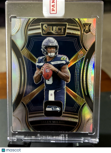 2024 Panini Select Football Jalen Milroe #504 Silver Prizm Short Print Parallel/Variety Rookie Chase