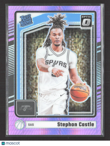 2025 Panini Donruss Optic Prizm Stephon Castle #254 Purple