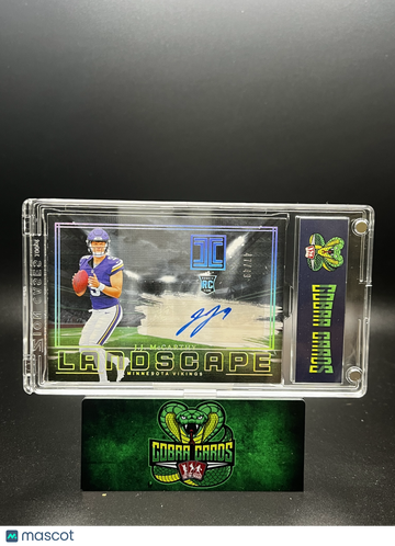 2024 Panini Impeccable Landscape J.J. McCarthy #RLA-JJM /49 RC