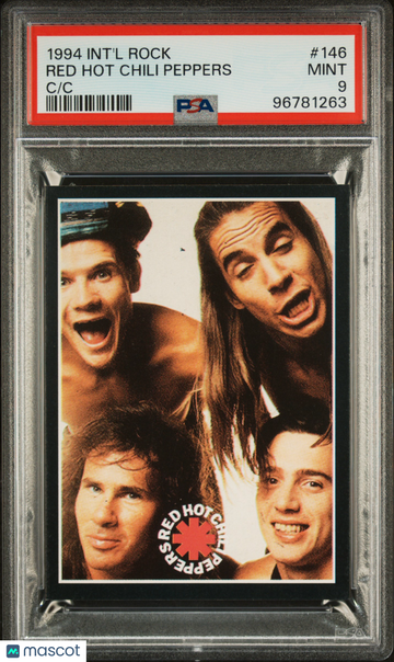 1994 International Rock Card Collection Red Hot Chili Peppers #146 PSA 9