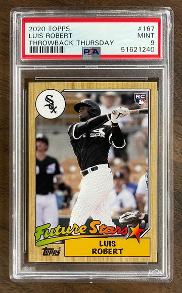 2020 Topps Throwback Thursday #167 Luis Robert PSA 9 
