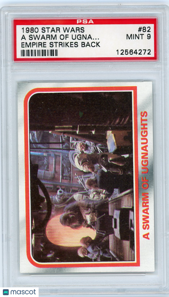 1980 Star Wars Empire Strikes Back A Swarm Of Ugnaughts #82 PSA 9