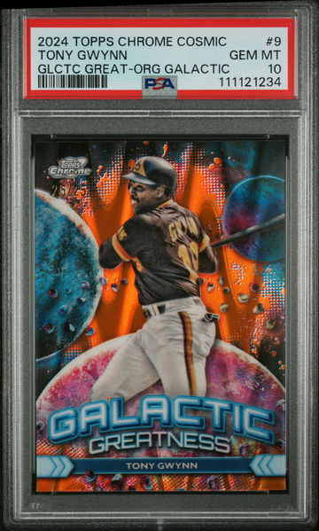 2024 Topps Chrome Cosmic Galactic Greatness Tony Gwynn #GG-9 PSA 10