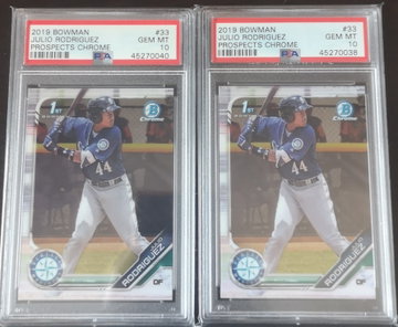 Julio Rodriguez Lot of 2 A