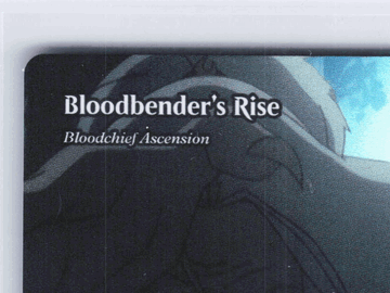 Avatar: The Last Airbender Eternal-Legal Bloodbender's Rise Foil Mythic Trading Card #23 Magic: The Gathering
