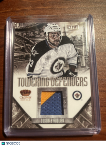 2012 Crown Royale Dustin Byfuglien #TD-DB Patch Short Print