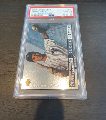 1994 Upper Deck Derek Jeter Electric Diamond PSA 10