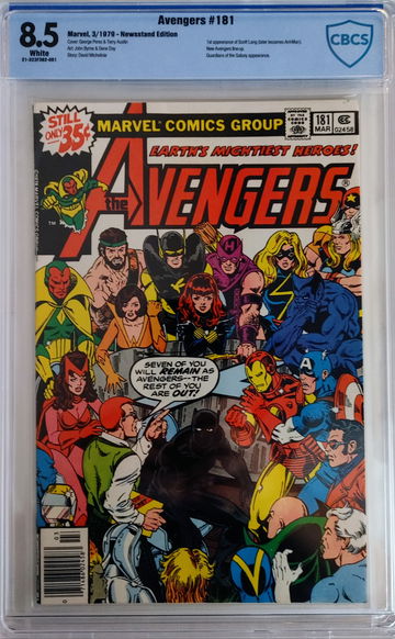 AVENGERS #181 CBCS 8.5 1’ST APPEARANCE SCOTT LANG ANT MAN AND NEW LINE UP