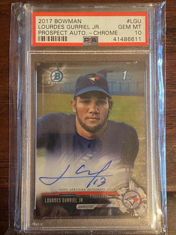 Lourdes Gurriel 2017 Chrome Auto 10