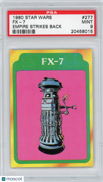 1980 Star Wars Empire Strikes Back FX-7 #277 PSA 9
