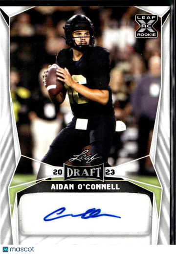 Aidan O'Connell 2023 Leaf Draft RC Auto Purdue Boilermakers
