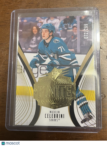 2025-26 Upper Deck Macklin Celebrini #25 Gold SN