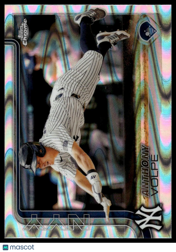 2025 Topps Chrome Anthony Volpe #162 Raywave Refractors