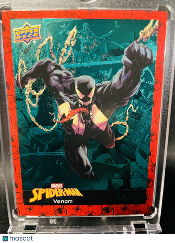 2023 Upper Deck Marvel Spider-Man Metal Universe Eddie Brock Venom 48/99 #124