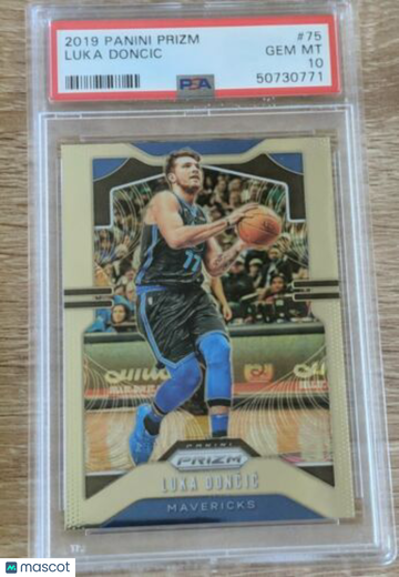 2019 Panini Prizm Luka Doncic #75 Parallel PSA 10