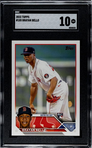 2023 Topps Brayan Bello SGC 10 graded Gem Mint Boston Red Sox rookie card