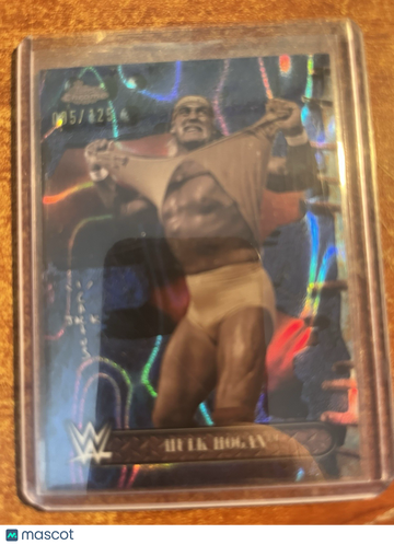 2025 TOPPS CHROME WWE X CACTUS JACK BLUE LAVA Hulk Hogan #Unspecified Chrome