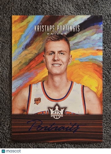 2017 Court Kings Portraits Kristaps Porzingis #48 Blue /25
