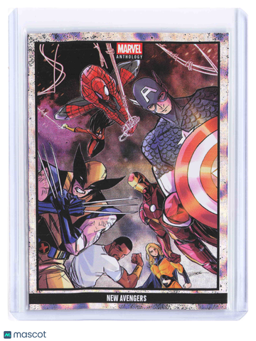 2025 Panini Marvel Anthology Luke Cage Iron Man Captain America Spider-Woman Sentry Wolverine Spider-Man 163/500 New Ave