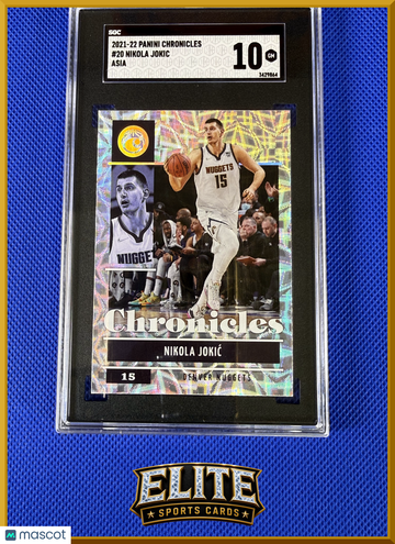 2021 Panini Chronicles Nikola Jokic #20 Asia SGC 10