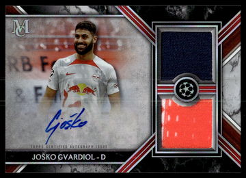 2022 Topps Chrome SPSD-JG Joško Gvardiol Single-Player Signature Swatches Dual Relic Autograph Card  Jersey  RB Leipzig