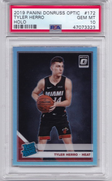 Tyler Herro 2019 Optic Holo PSA 10