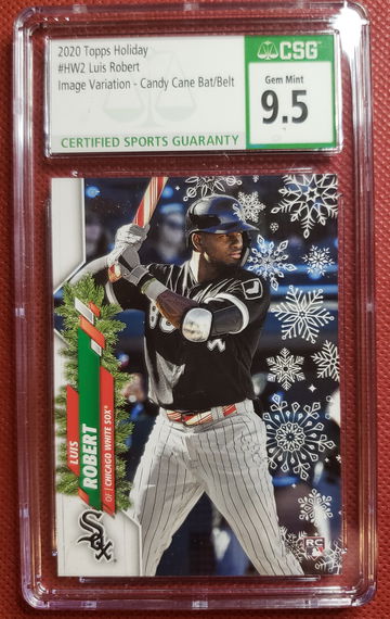 2020 Topps Holiday CGS 9.5 Gem Mint Candy Cane Belt