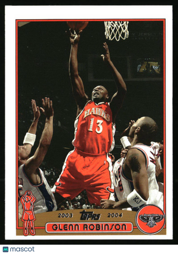 2003-04 Topps Glenn Robinson #38 Atlanta Hawks